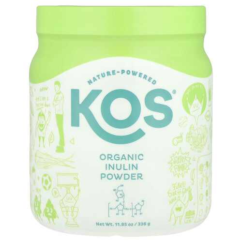 KOS, Οργανικό Ίνουλου Πουδέρ, 11.85 oz (336 g)