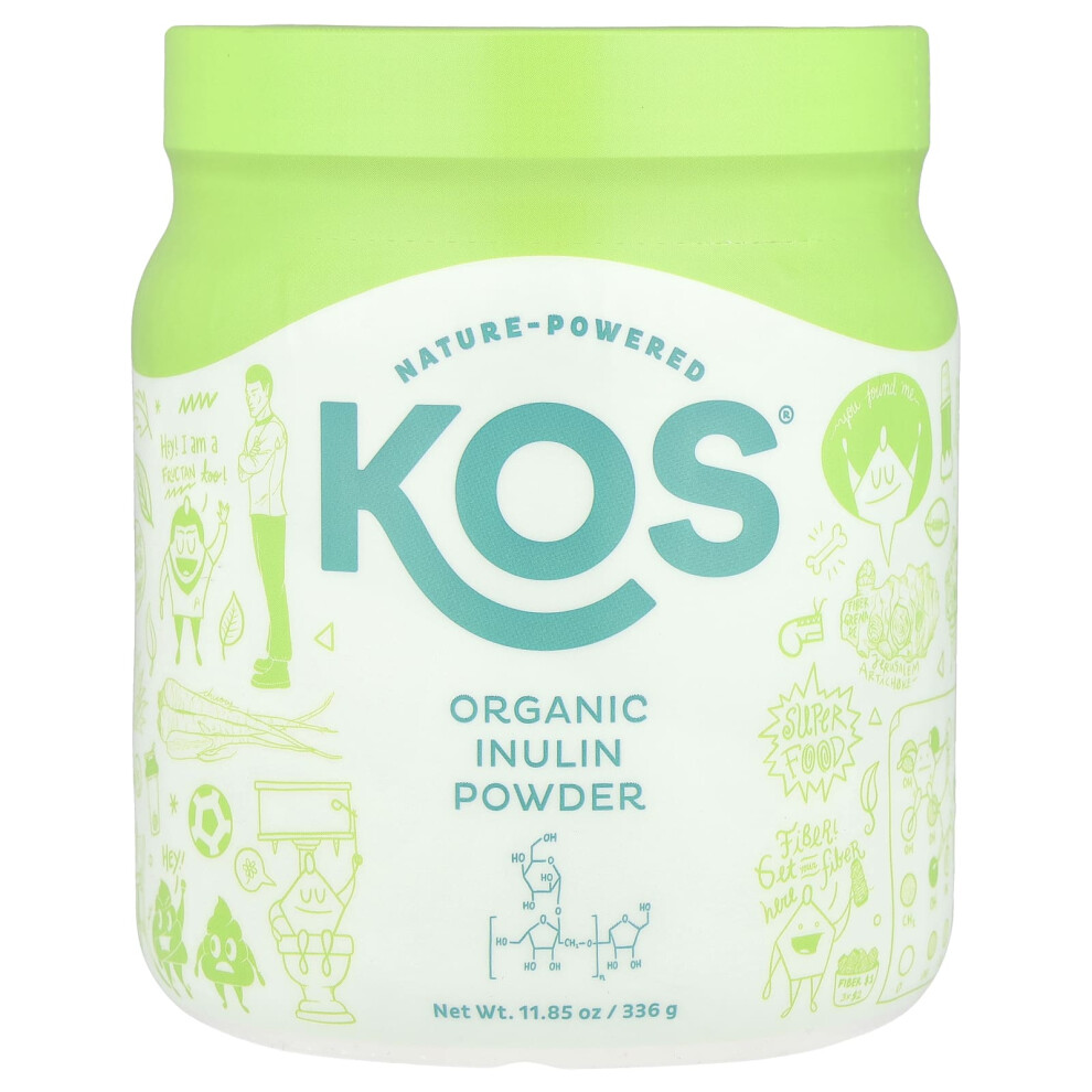 Photos - Vitamins & Minerals Organic KOS,  Inulin Powder, 11.85 oz  (336 g)