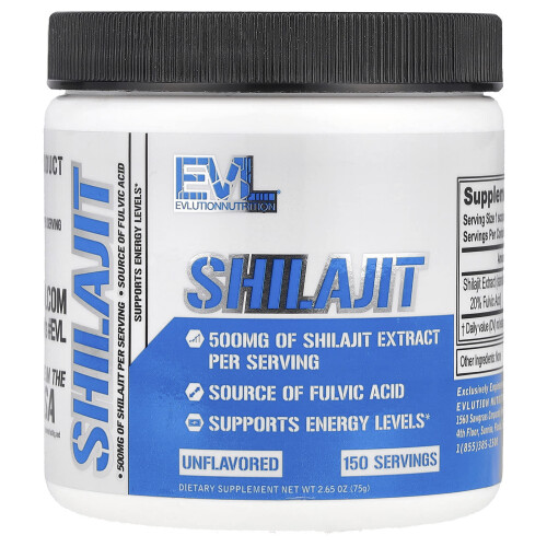 EVLution Nutrition, Shilajit, Sem Sabor, 2.65 oz (75 g)