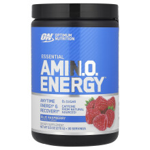 Optimum Nutrition, Essential Amin.O. Energy, Blue Raspberry, 9.5 oz (270 g)