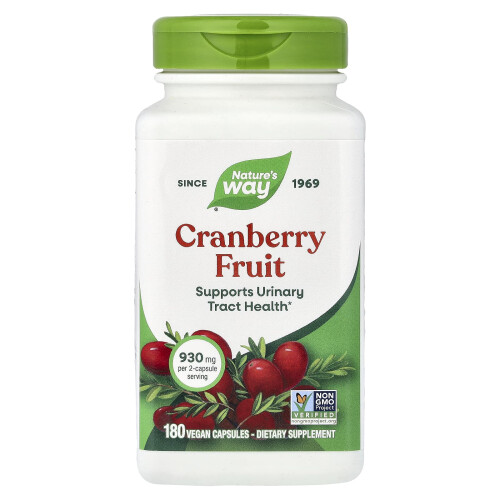 Nature's Way, Cranberry Φρούτο, 180 Βηχαρια Κάψουλες (465 mg ανά Κάψουλα)
