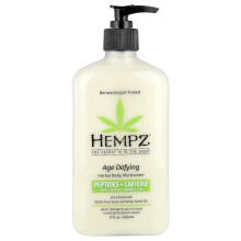 Hempz, Aquecimento Corporal com Hidratante Corporal, Peptídeos + Caféina, 17 fl oz (500 ml)