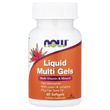 NOW Foods, Vloeibare Multi Gelcapsules, 60 Softgels