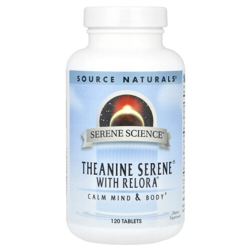 Source Naturals, Serene Science, Theanine Serene mit Relora, 120 Tabletten