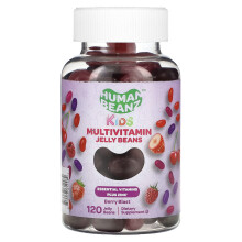 Human Beanz, Detské, Multivitamínové Jelly Beany, Berry Blast, 120 Jelly Beán