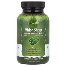 Irwin Naturals, Vision Sharp, Multi-Nutrient Eye Health, 42 Liquid Soft-Gels