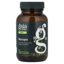 Gaia Herbs, Bacopa, 60 Vegan Liquid Phyto-Caps