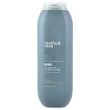 Method, Mænd, 2-i-1 Shampoo + Conditioner, Hav + Surf, 14 fl oz (414 ml)