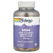 Solaray, MSM mit Ingwer, Boswellia & Teufelskralle, 180 VegCaps
