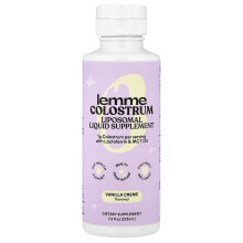 Lemme, Kolostrum, Liposomální Kapalina, Vanilka Krém, 7,6 fl oz (225 ml)