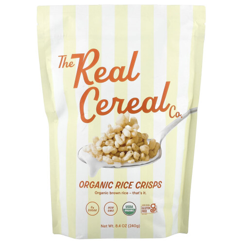 The Real Cereal Co, Οργανική Ρύζι Κρισπς, 8.4 oz (240 g)