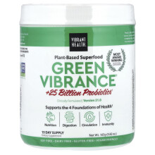 Vibrant Health, Green Vibrance +25 miliardi di Probiotici, Versione 21.0, 5.82 oz (165 g)