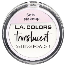 L.A. Colors, Sætning Powder, CSP370 Translucent, 0,25 oz (7 g)