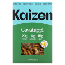 Kaizen, Cavatappi, Bez lepku, Vysoký protein, nízký uhlohydráty, rostlinný, 8 oz (226 g)