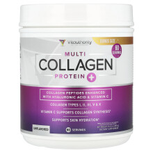 Vitauthority, Multi Collagen Protein+, Unflavored, 16,52 oz (468 g)