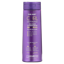 Giovanni, Curl Habit, Curl Defining No-Foam Conditioning Shampoo, For Alle Curl Typer, 13.5 fl oz (399 ml)