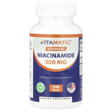 Vitamatic, Niacynamid, 500 mg, 240 Tabletek