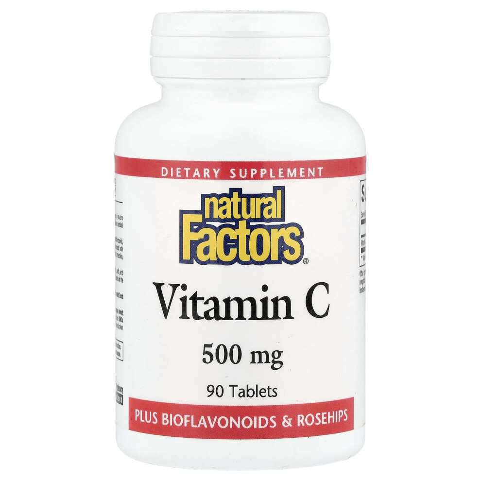 Natural Factors , Vitamin C, 500 Mg, 90 Tablets