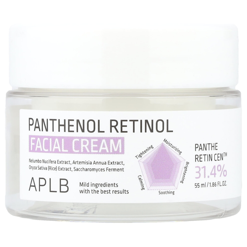 Aplb Cream Panthenol Retinol Facial 1.86 Fl Oz (55 Ml)