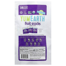 YumEarth, Orgaaninen Hedelmä Snackit, Suosikit, 35 Snack Pakkeja, 0,7 oz (19,8 g) Kunkin