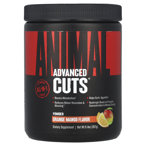 Animal, Cuts Powder, Orange Mango, 9,3 oz (265 g)