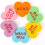 Set mit 6-teiligem Valentinstags-Herz-Schild aus Holz 5
