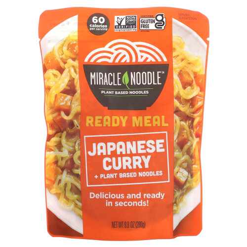 Miracle Noodle, Ετοιμοπαράγοντας Γεύμα, Ιαπωνικό Κάρυ + Βιολογικά Νουνάτα, 9.9 oz (280 g)