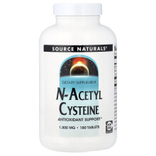 Source Naturals, N-Acetyl-Cystein, 1.000 mg, 180 Tabletten
