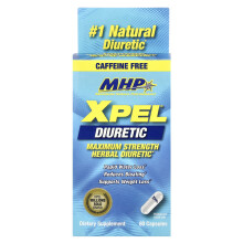 MHP, XPEL Diuretic, Maximum Strength, Caffeine Free, 80 Capsules