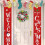 Guirlanda de Natal de rattan, decoração para porta de 50 cm (20 polegadas). 5