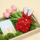 Rabbit Ear Drawstring Gift Bag – Fabric, Heart Print, 5