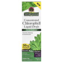 Nature's Answer, Konzentrierte Chlorophyll-Liquiddrops, 50 mg, 2 fl oz (60 ml)