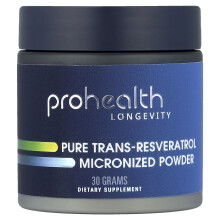 ProHealth Longevity, Trans-Resveratrol, Pure Micronized Powder, 30 g