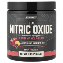 Onnit, Total Nitric Oxide, with Citrulline, Arginine & Beet, Harvest Fruit, 8.32 oz (236 g)