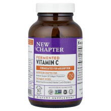 New Chapter, Fermentoidut Vitamiini C, 250 mg, 60 Veganit Tabletit