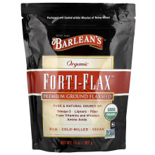 Barlean's, Forti-Flax Orgânico, Sementes de Linho Premium Moídas, 14 oz (397 g)