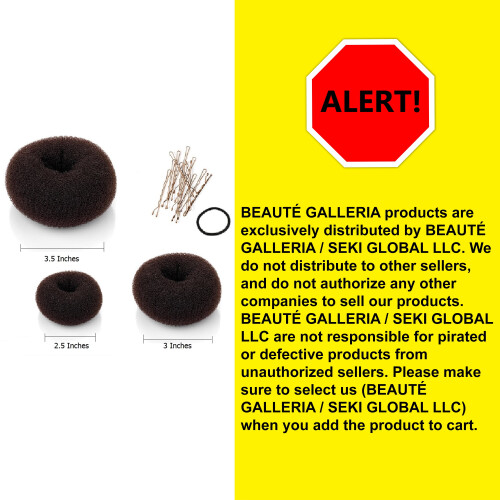 Hair Donuts Bun Maker Set Large Medium Small 1