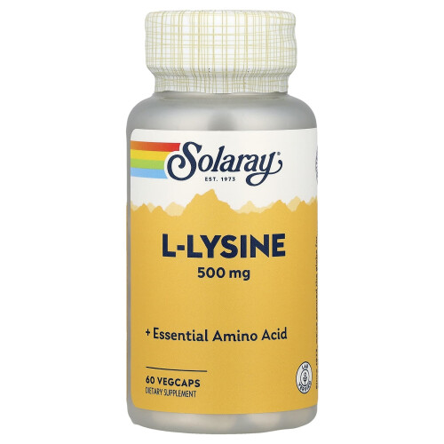 Solaray, L-Lysin, 500 mg, 60 VegCaps