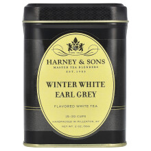 Harney & Sons, Zielona Herbatka, Biała Zimowa Wczesna Szara, 2 oz (56 g)
