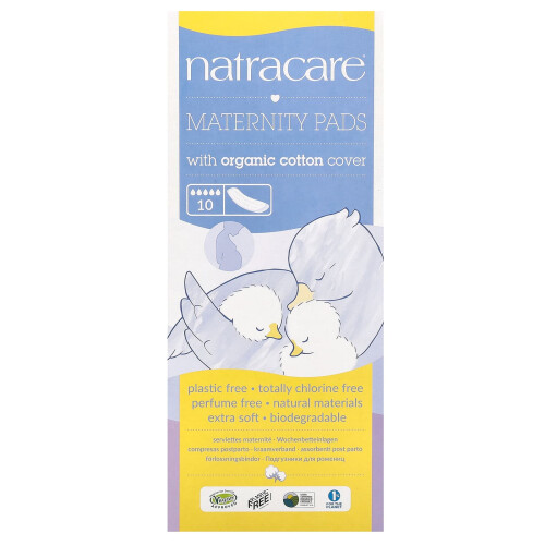 Natracare, Μαaternική Κάλυψη με Οργανικό Κάντι, 10 Κάλυψη