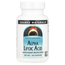 Source Naturals, Alpha Lipoic Acid, 300 mg, 60 Capsules