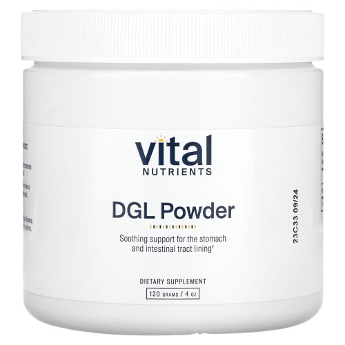 Vital Nutrients Βιτάλ Νιούτριτζιον, DGL Πόβερ, 4 oz (120 g)