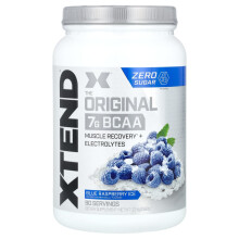 Xtend, The Original 7G BCAA, Blue Raspberry Ice, 2.78 lb (1.26 kg)