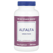 The Vitamin Shoppe, Alfalfa, 250 Tablets