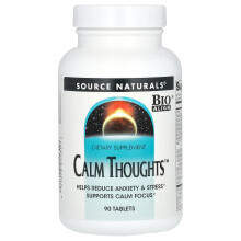 Source Naturals, Pensamentos Calmos, 90 Comprimidos