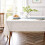 Embroidered Cotton-Linen Tablecloth 55 x 102 in 2