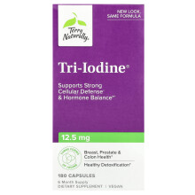 Terry Naturally, Tri-Iodine, 12,5 mg, 180 Capsule