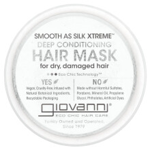 Giovanni, Smooth As Silk Xtreme, Masca de Îngrijire a Părului Profundă, 10 fl oz (295 ml)