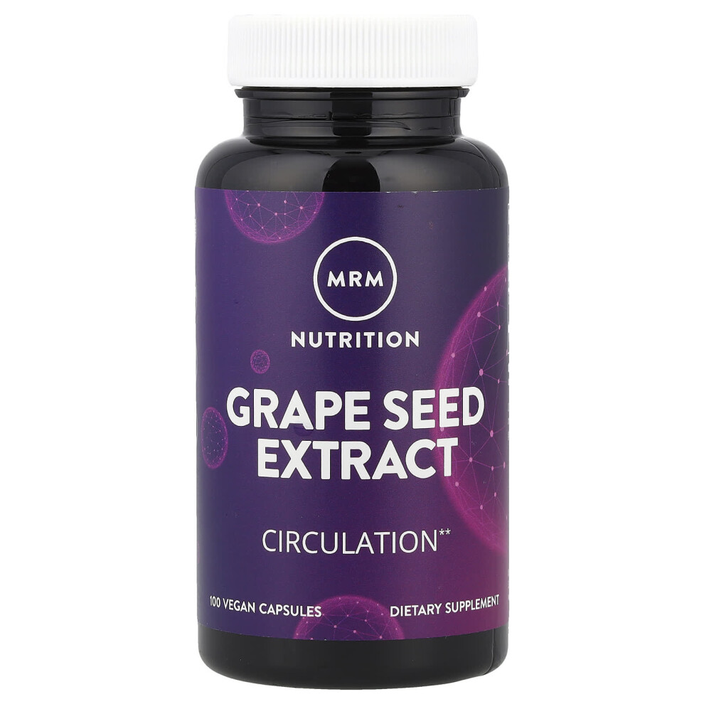 Mrm Nutrition , Grape Seed Extract, 100 Vegan Capsules (120 Mg Per Capsule)