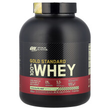 Optimum Nutrition, Gold Standard 100% Whey, Chocolade Munt, 4.94 lb (2.24 kg)